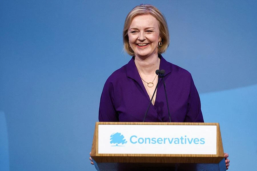 Thủ tướng đắc cử Anh Liz Truss. Ảnh: REUTERS