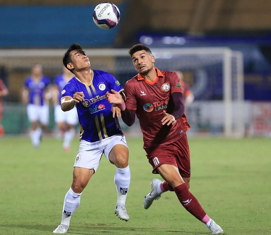 Hà Nội muốn có trọn 3 điểm trước B. Bình Dương để ngăn Bình Định níu áo. Ảnh: ANH PHƯƠNG