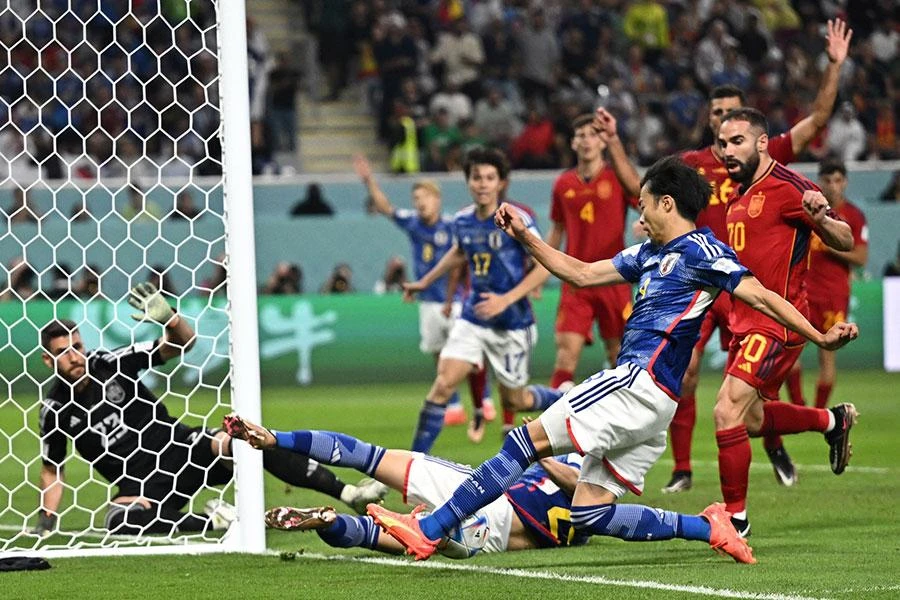 Những cơn địa chấn ở Qatar, trong đó có đến hai chấn động là Nhật Bản lần lượt hạ Đức rồi đến Tây Ban Nha. Ảnh: GETTY IMAGES