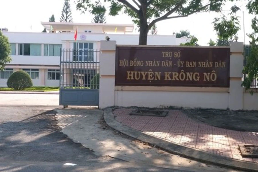 UBND huyện Krông Nô bị doanh nghiệp kiện đòi hơn 400 triệu đồng. Ảnh: AX
