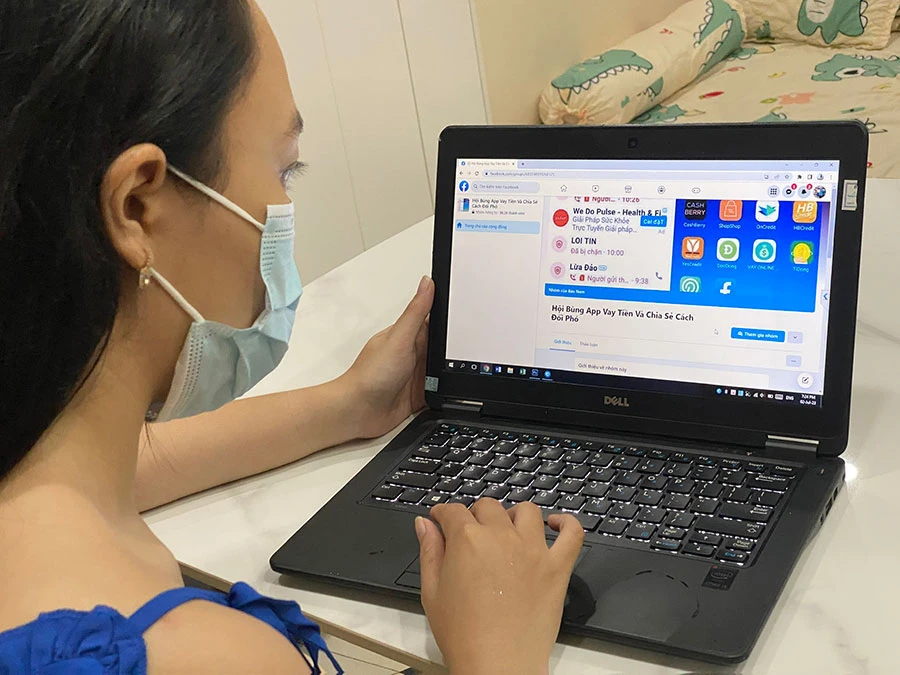 Các hội nhóm tư vấn, hướng dẫn cách “bùng nợ” trên các trang mạng xã hội. Ảnh: HOÀNG GIANG Các hội nhóm tư vấn, hướng dẫn cách “bùng nợ” trên các trang mạng xã hội. Ảnh: HOÀNG GIANG