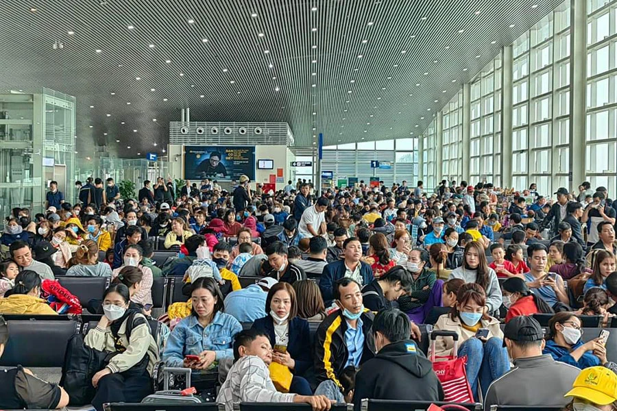 Theo số liệu thống kê của Cục Hàng không Việt Nam, 11 tháng đầu năm 2022 có 29.668 chuyến bay bị chậm. Ảnh: AN NHIÊN