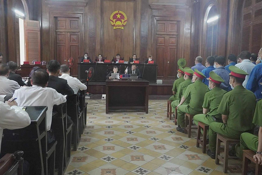 Một phiên tòa hình sự tại TAND TP.HCM. Ảnh minh họa: HỮU ĐĂNG