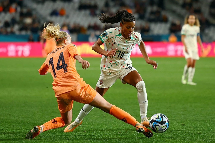 Huỳnh Như trong trận gặp Mỹ không có nhiều cơ hội chạm bóng nhưng với Bồ Đào Nha, mọi thứ sẽ khác. Ảnh: GETTY IMAGES