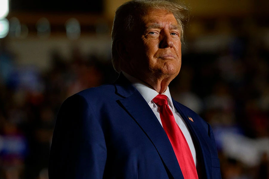 Cựu Tổng thống Mỹ Donald Trump trong cuộc vận động tranh cử ở bang Pennsylvania ngày 29-7. Ảnh: REUTERS