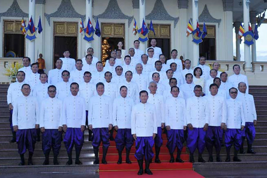 Nội các chính phủ Campuchia do Thủ tướng Hun Manet đứng đầu sẽ có phiên họp đầu tiên vào sáng nay, 24-8. Ảnh: KHMER TIMES Nội các chính phủ Campuchia do Thủ tướng Hun Manet đứng đầu sẽ có phiên họp đầu tiên vào sáng nay, 24-8. Ảnh: KHMER TIMES