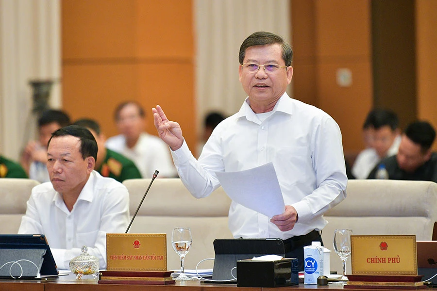 Viện trưởng VKSND Tối cao Lê Minh Trí cho rằng nhiều vụ án phức tạp, chưa từng có tiền lệ. Ảnh: PHẠM THẮNG