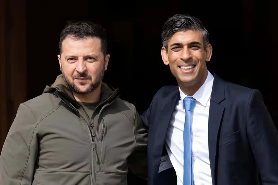 Thủ tướng Anh thăm Ukraine - tong-thong-ukraine-volodymyr-zelensky-va-thu-tuong-anh-rishi-sunak-khi-ong-zelensky-tham-anh-hoi-thang-5-2023.jpg
