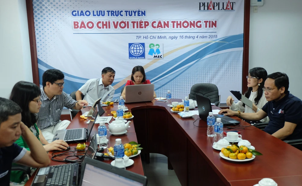 Giao lưu trực tuyến ‘Báo chí với quyền tiếp cận thông tin’ ảnh 65