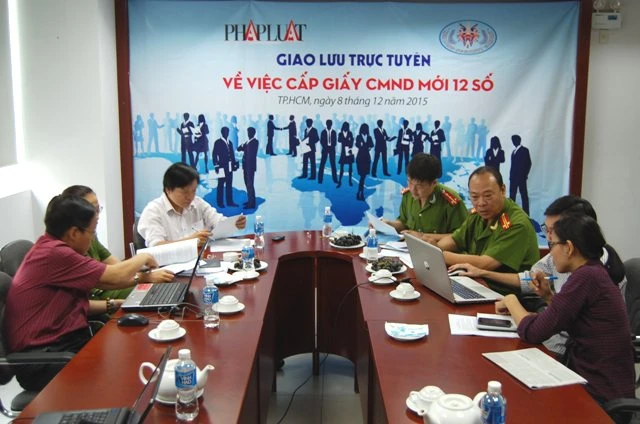 Giao lưu trực tuyến về việc cấp giấy CMND 12 số ảnh 11