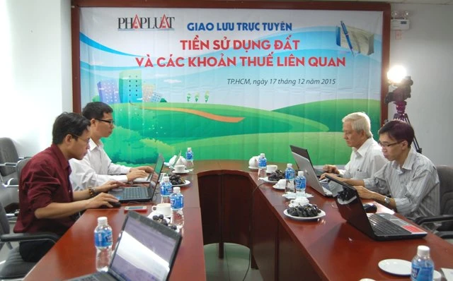 Giao lưu trực tuyến về Tiền sử dụng đất và các khoản thuế liên quan ảnh 39