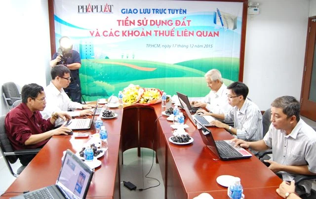 Giao lưu trực tuyến về Tiền sử dụng đất và các khoản thuế liên quan ảnh 23