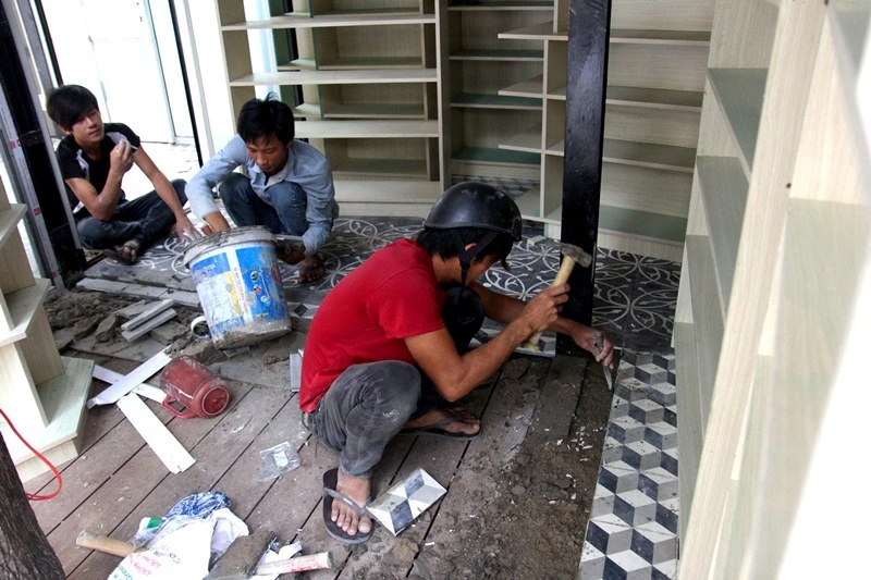 Chùm ảnh: Đường sách TP.HCM trước ngày khánh thành ảnh 8