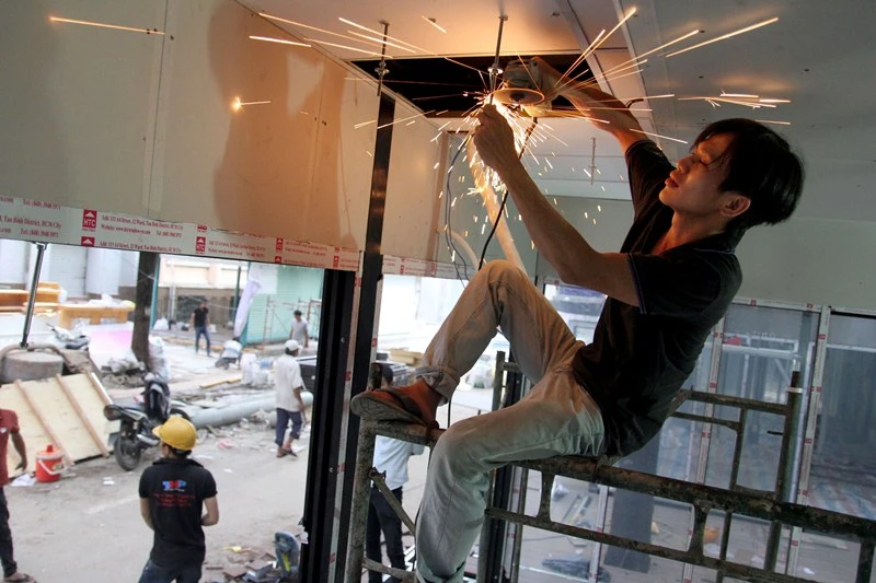 Chùm ảnh: Đường sách TP.HCM trước ngày khánh thành ảnh 2