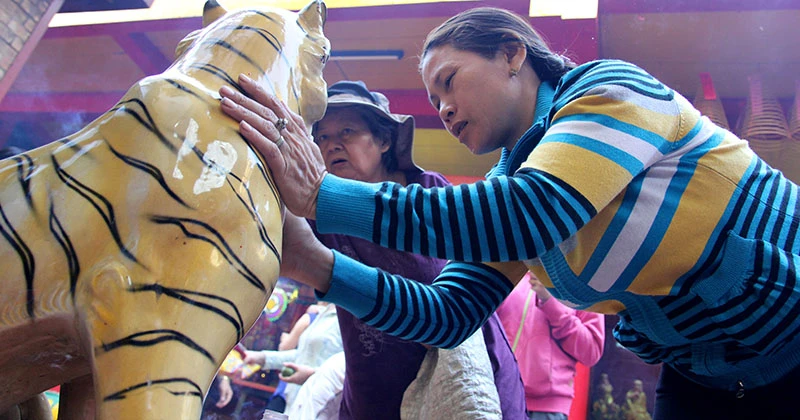 Rằm tháng Giêng: Khu phố Hoa rộn ràng từ 5 giờ sáng ảnh 13