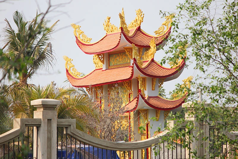 Công trình nhà thờ tổ của Hoài Linh đóng cửa im lìm ảnh 3