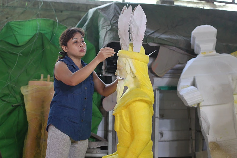 đại gia đình gà cho đường hoa tết Đinh Dậu 2017