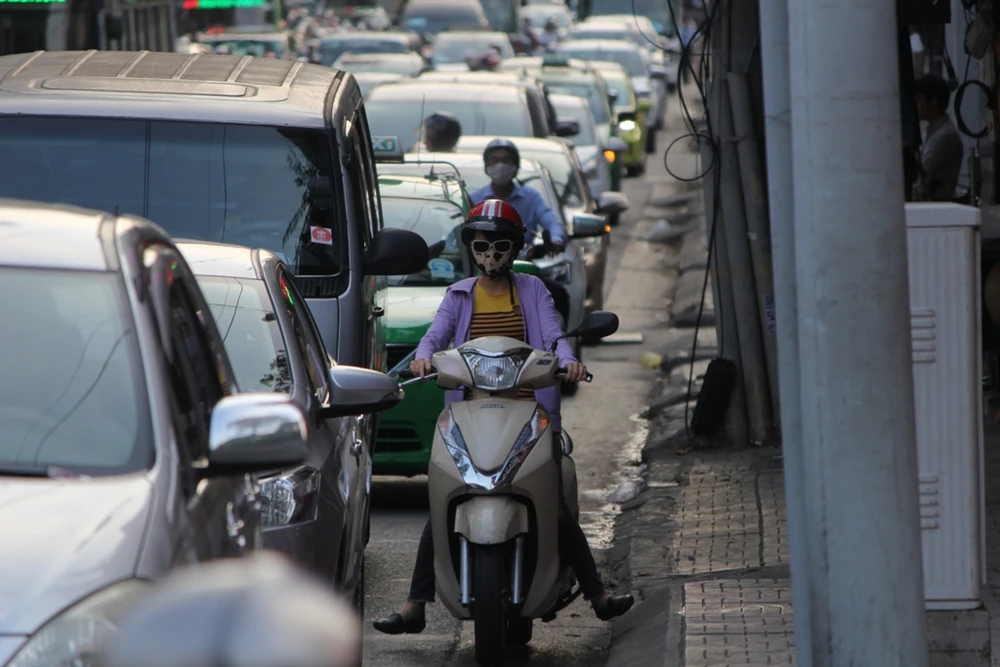 ket xe đường Điện Biên Phủ