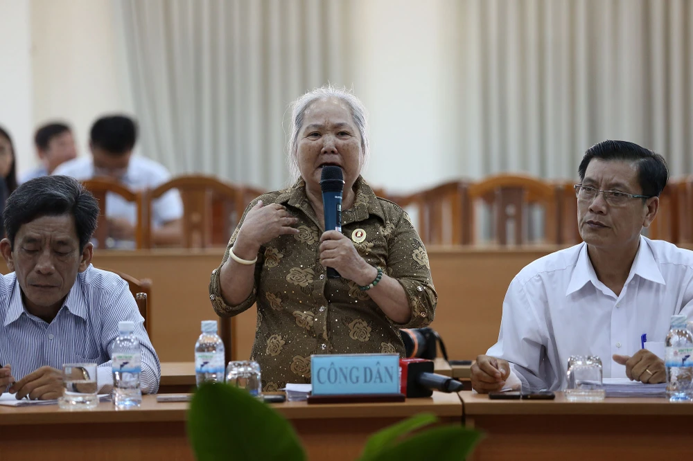 Toàn cảnh lãnh đạo Ban Tiếp dân TW và TP.HCM gặp dân Thủ Thiêm ảnh 4