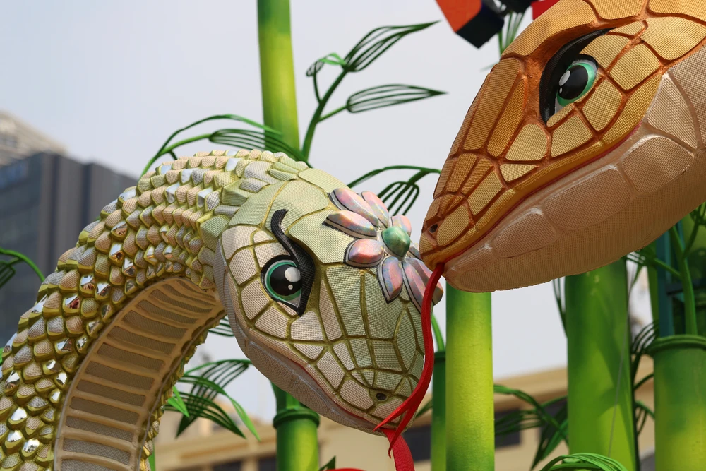 Toàn cảnh đường hoa Nguyễn Huệ Tết Ất Tỵ 2025 trước giờ khai mạc (36).JPG