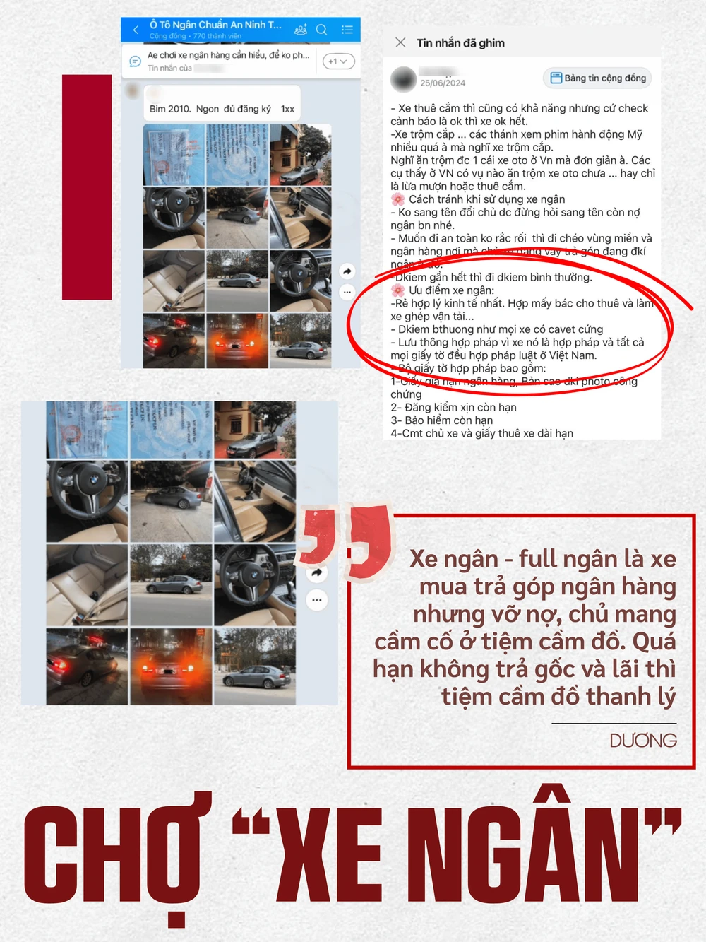 ẢNH GHÉP 1 - Các bài đăng nhóm nhóm Ô tô ngân chuẩn an ninh toàn quốc”, giải thích tường tận khái niệm xe ngân KHÔNG CHÚ THÍCH ẢNH (3-4 ảnh) + TRÍCH DẪN_ “Xe ngân - full ngân là xe mua trả.png