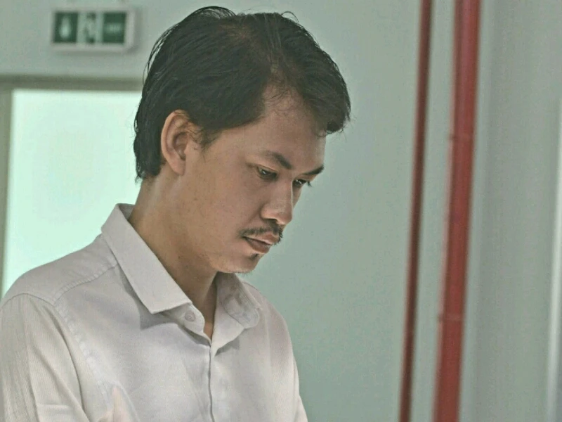 Thái Bình Quốc tại phiên tòa. Ảnh: Lệ Trinh