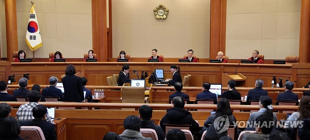 Tổng thống Yoon đã xuất hiện tại tòa