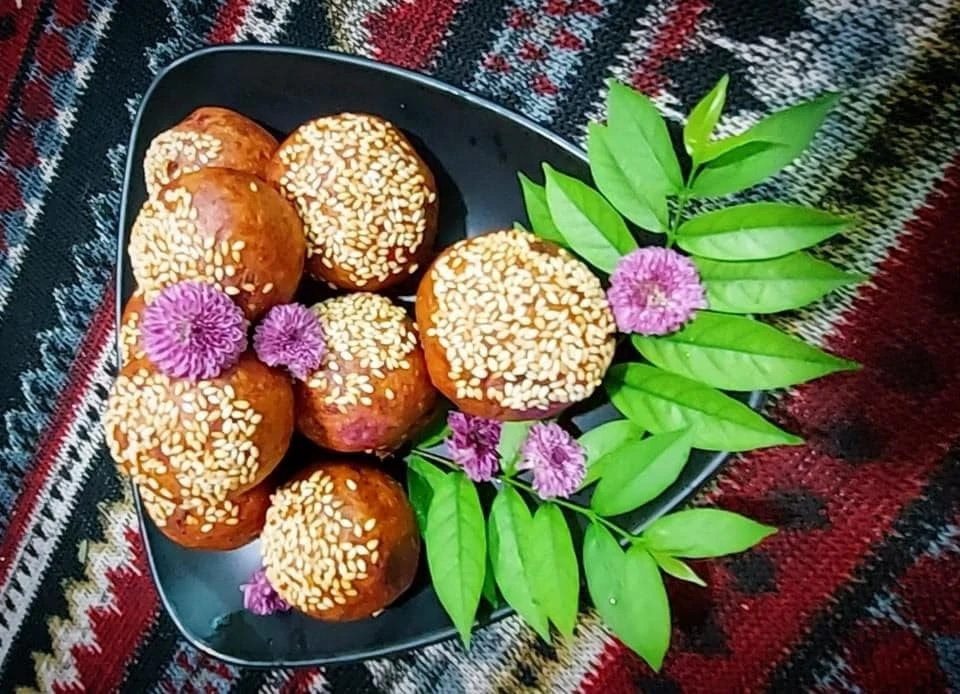 Nhiều món ăn hấp dẫn từ khoai lang tím giải cứu, ai nhìn cũng xuýt xoa ảnh 13