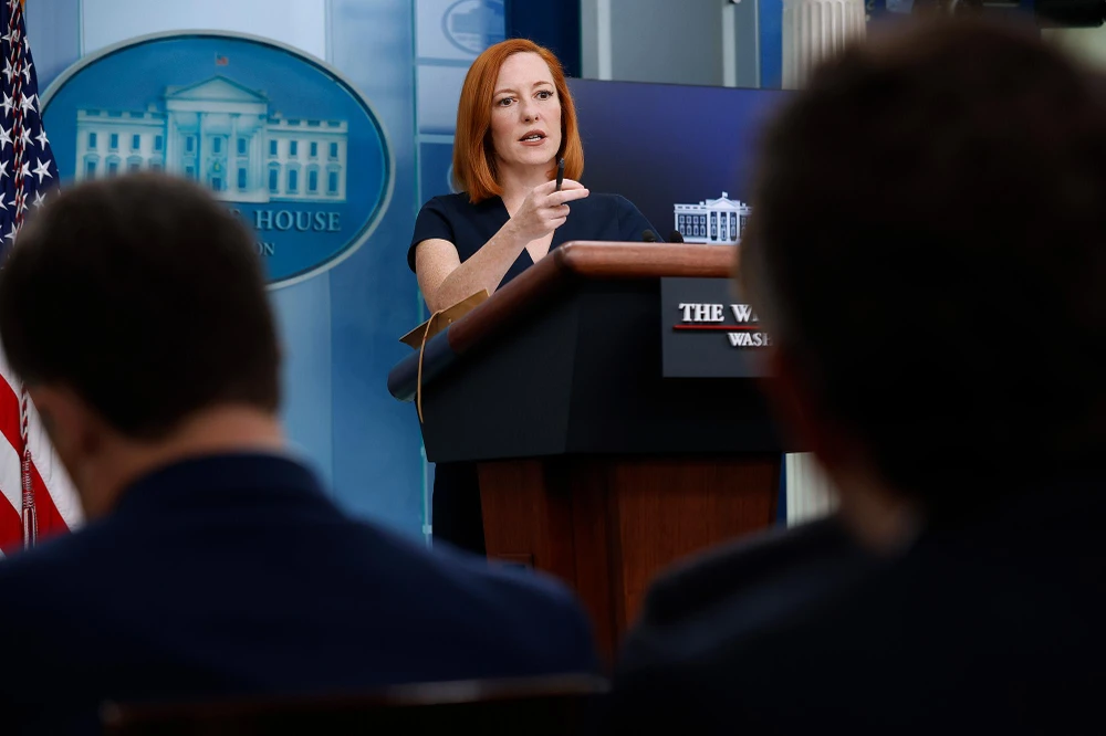 Thư ký báo chí Nhà Trắng Jen Psaki. Ảnh: GETTY