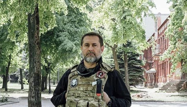 Chỉ huy lực lượng quân sự tỉnh Luhansk - ông Serhii Haidai. Ảnh: UKRINFORM