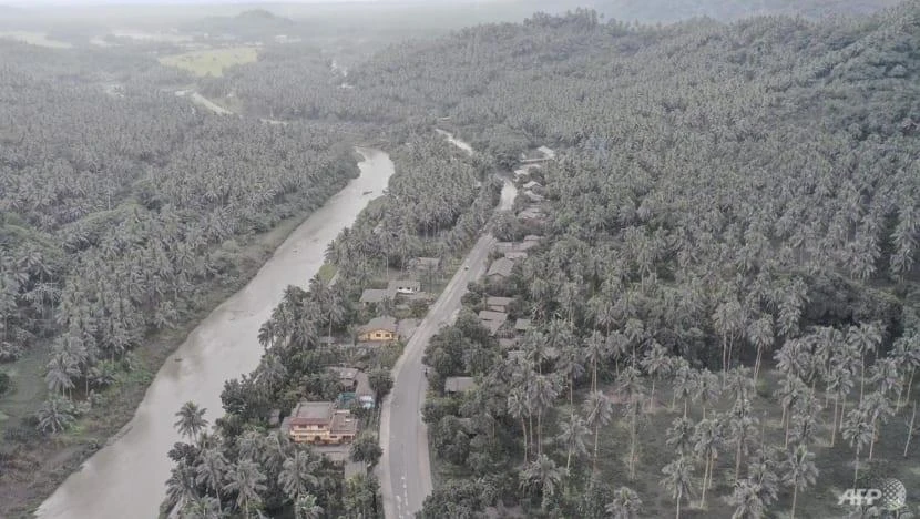 Khói bụi phủ đầy khu vực quanh ngọn núi lửa. Ảnh: AFP