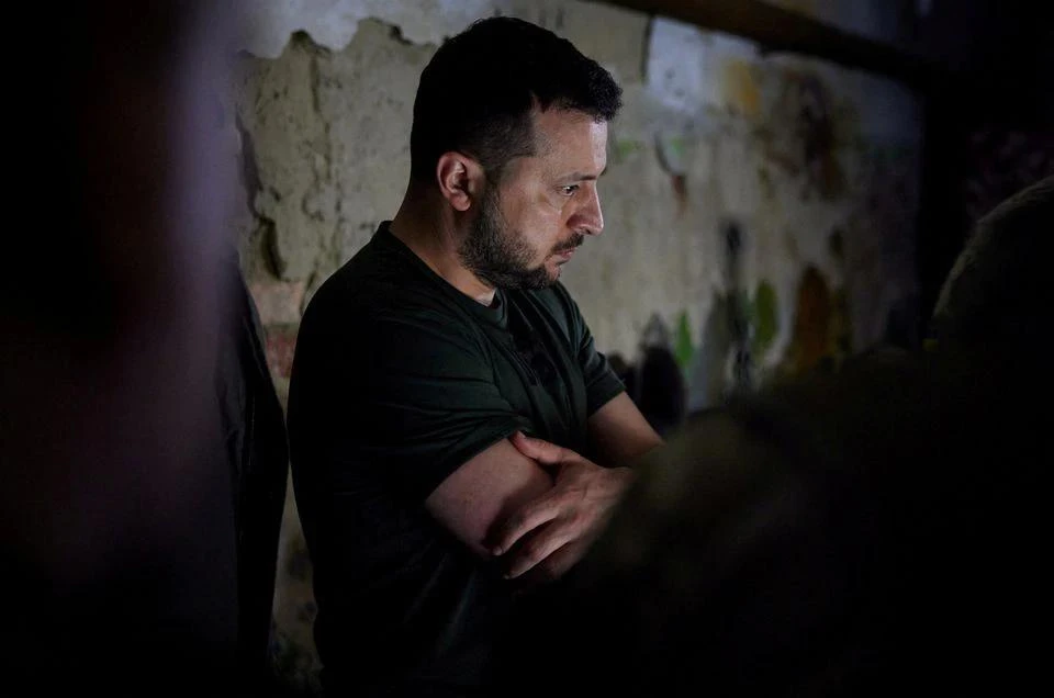 Tổng thống Ukraine - ông Volodymyr Zelensky. Ảnh: REUTERS