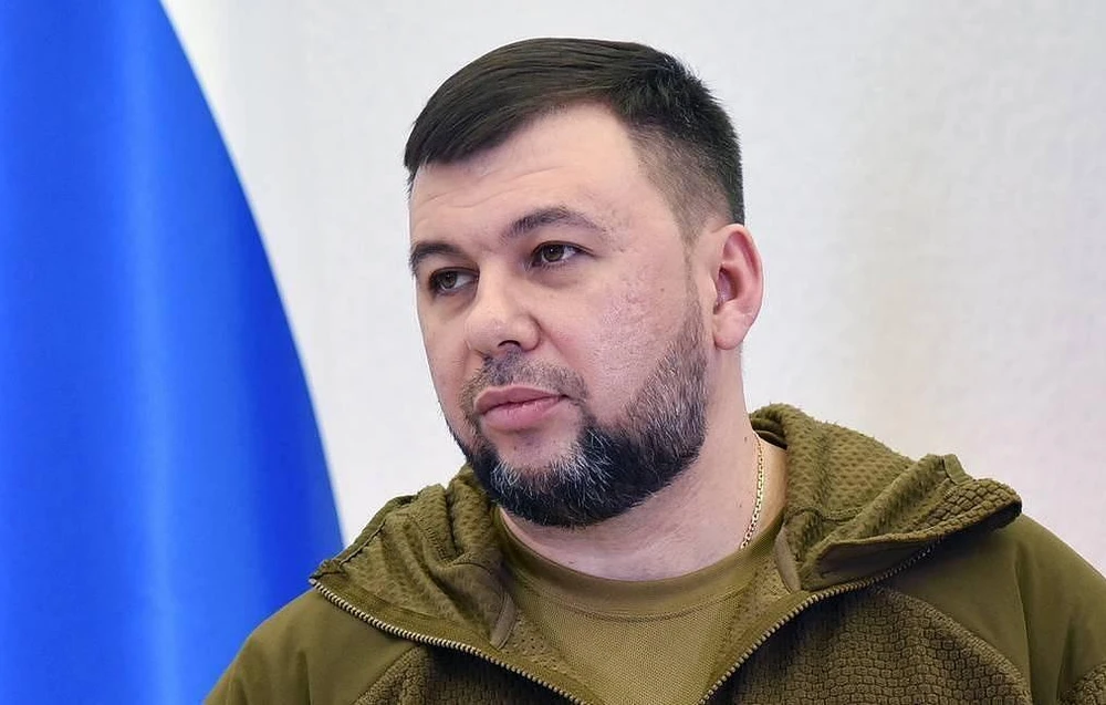 Người đứng đầu Cộng hòa Nhân dân Donetsk (vùng ly khai ở miền đông Ukraine do Nga hậu thuẫn) - ông Denis Pushilin. Ảnh: TASS