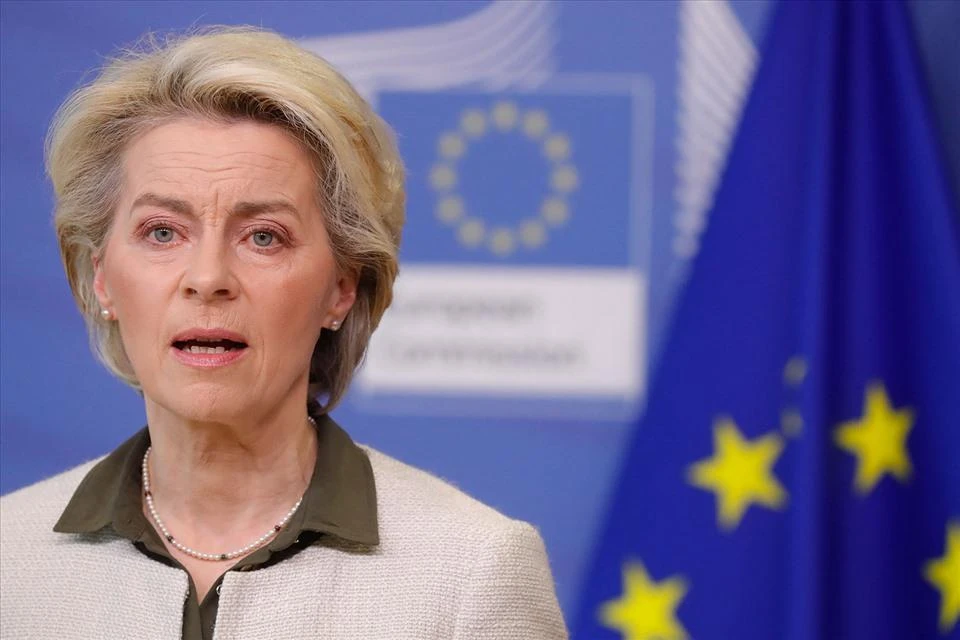 Chủ tịch Ủy ban châu Âu - bà Ursula von der Leyen. Ảnh: AFP