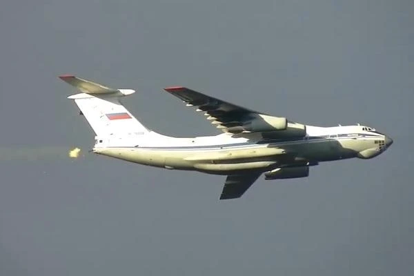 “Ngựa thồ” Ilyushin Il-76 của Nga. Ảnh: BỘ QUỐC PHÒNG NGA