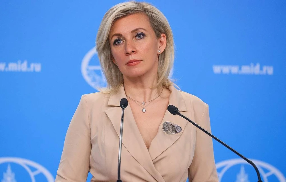 Người phát ngôn Bộ Ngoại giao Nga Maria Zakharova. Ảnh: TASS