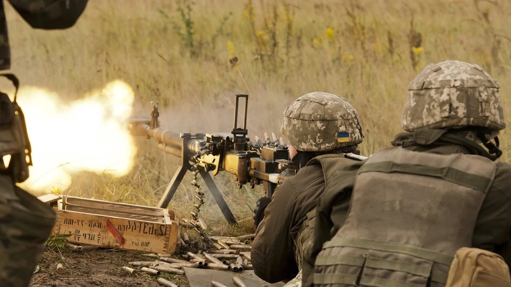 Quân đội Ukraine. Ảnh: 45TH INFANTRY BRIGADE COMBAT TEAM