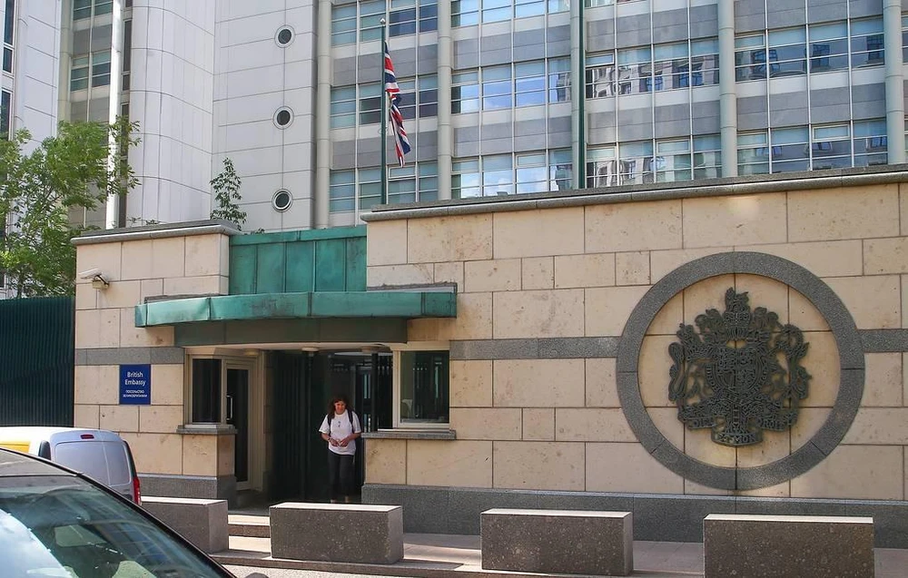 Đại sứ quán Anh là ở thủ đô Moscow. Ảnh: AGN