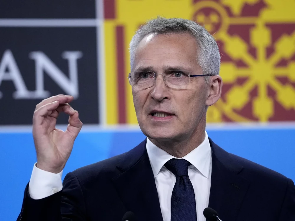 Tổng thư ký NATO Jens Stoltenberg. Ảnh: AP