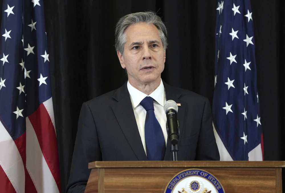 Ngoại trưởng Mỹ Antony Blinken. Ảnh: AP