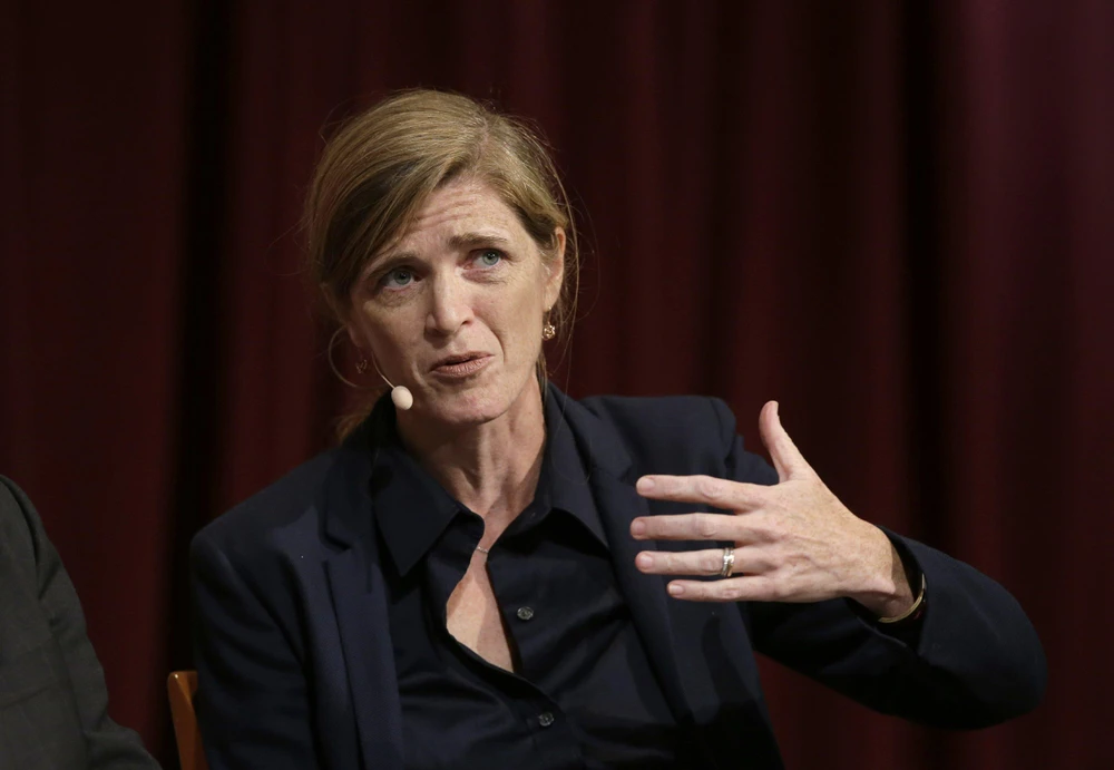 Giám đốc Cơ quan Phát triển Quốc tế Mỹ (USAID) - bà Samantha Power. Ảnh: AP Giám đốc Cơ quan Phát triển Quốc tế Mỹ (USAID) - bà Samantha Power. Ảnh: AP