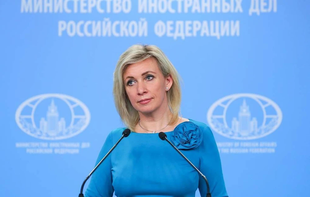 Phát ngôn viên Bộ Ngoại giao Nga - bà Maria Zakharova. Ảnh: TASS