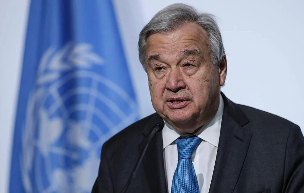 Tổng thư ký Liên Hợp Quốc Antonio Guterres. Ảnh: EPA-EFE