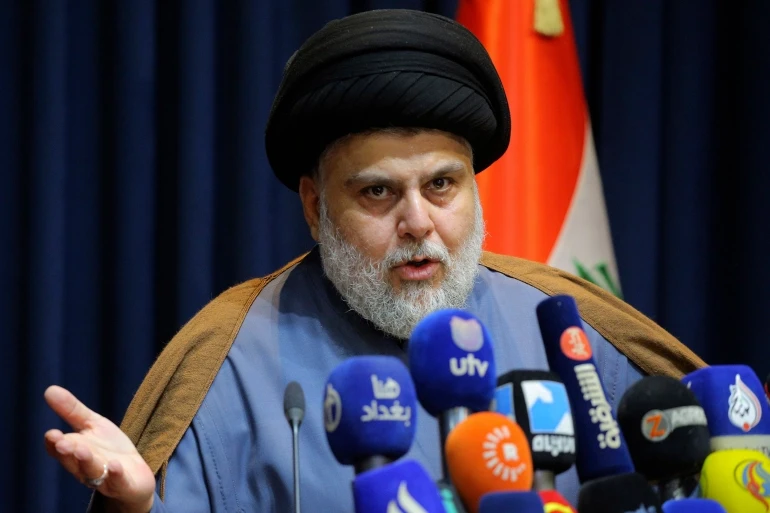 Giáo sĩ Hồi giáo dòng Shi'ite - ông Muqtada al-Sadr. Ảnh: AP