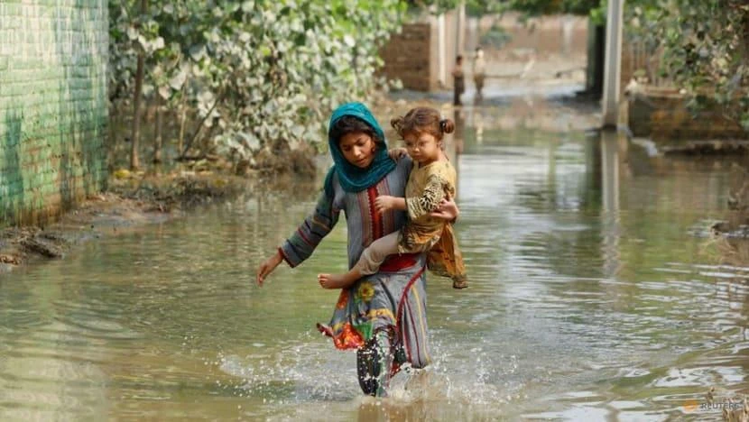 Lũ lụt ở Pakistan ngày 4-9. Ảnh: REUTERS