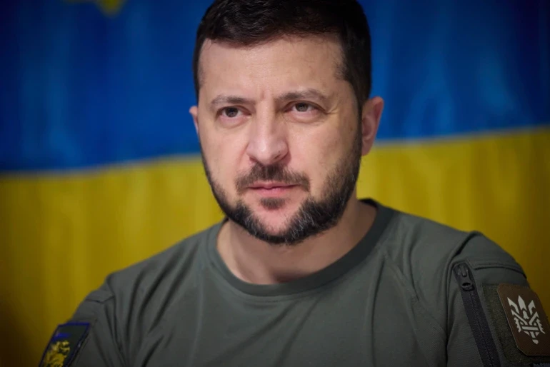 Tổng thống Ukraine - ông Volodymyr Zelensky. Ảnh: VĂN PHÒNG TỔNG THỐNG UKRAINE