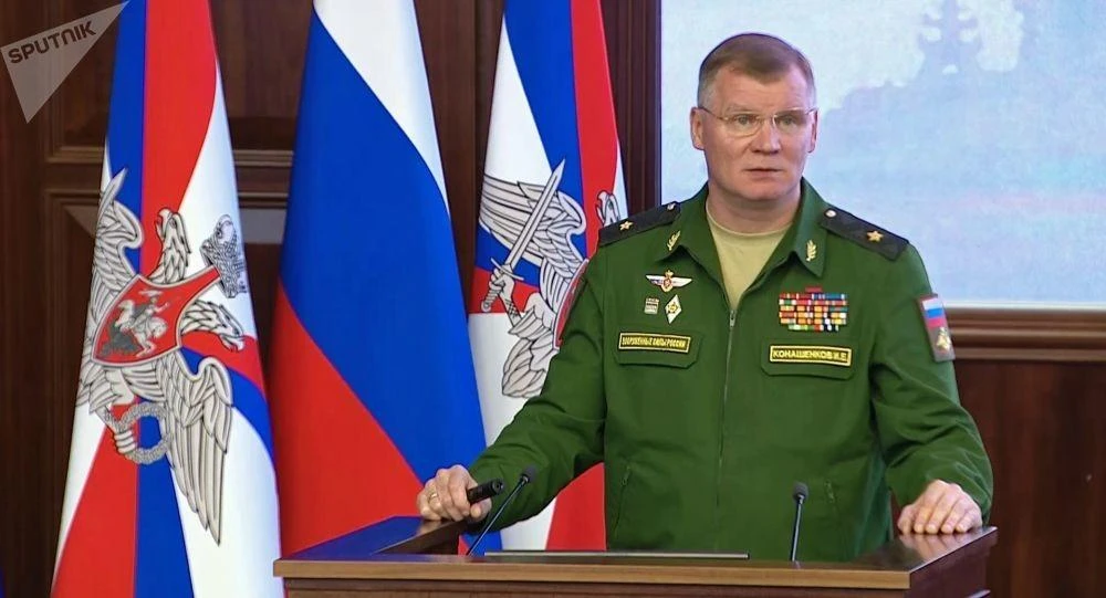 Phát ngôn viên Bộ Quốc phòng Nga - Trung tướng Igor Konashenkov. Ảnh: SPUTNIK