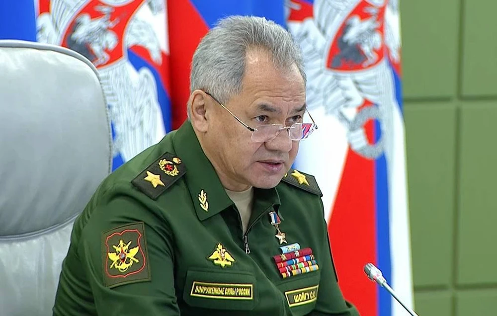 Bộ trưởng Quốc phòng Nga Sergey Shoigu. Ảnh: TASS