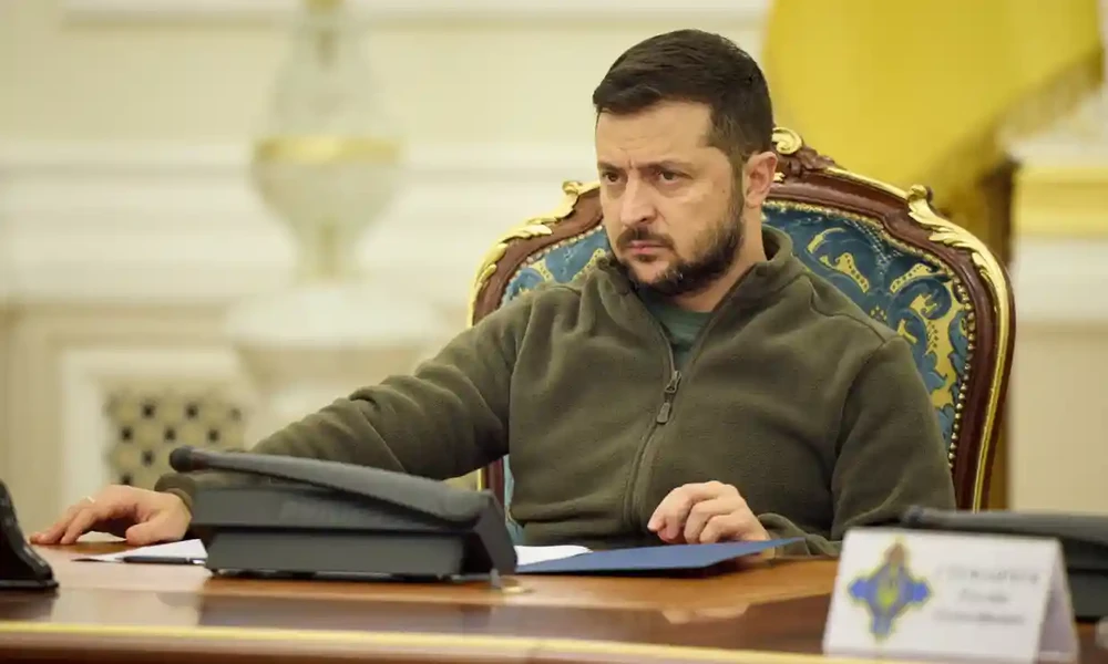 Tổng thống Ukraine - ông Volodymyr Zelensky. Ảnh: REUTERS