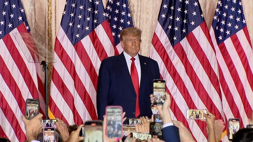 Cựu tổng thống Mỹ Donald Trump. Ảnh: POOL